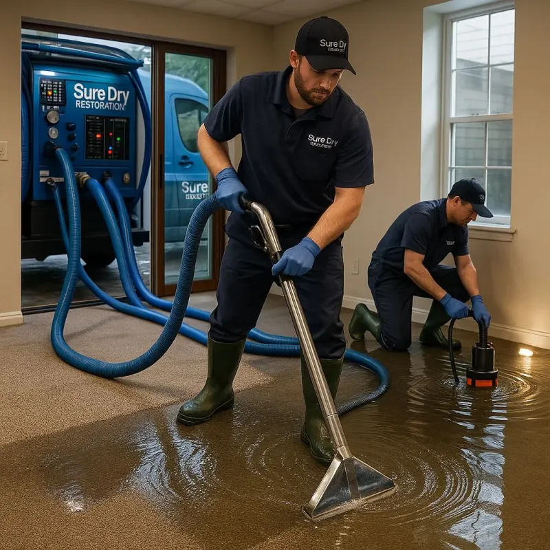 Water Extraction and Removal process in Santa Fe, TX
